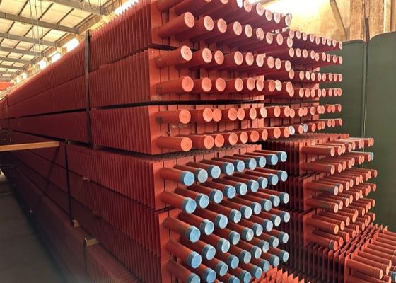 Hoog efficiënte ketel H Fin Tube Koperlegering 12,7-18 mm Base Pipe OD