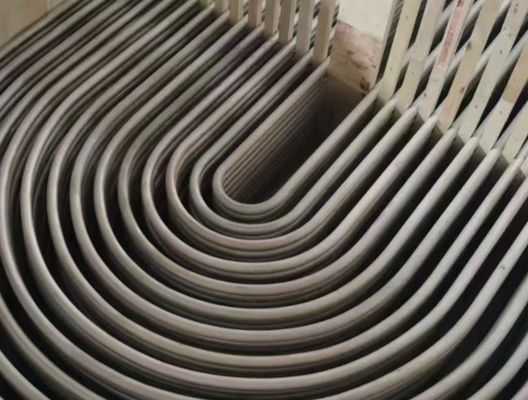 Naakte Serpentine Tube Custom Shell en Tube Warmtewisselaar 1500mm