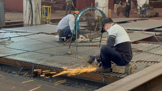 Energiebesparende ketel membraan wand vuur / water buis en op maat gemaakte structuur