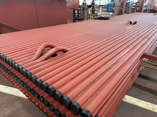 Brandbestendig ASME Standard Boiler Membrane Water Wall High Heat Transfer Efficiency